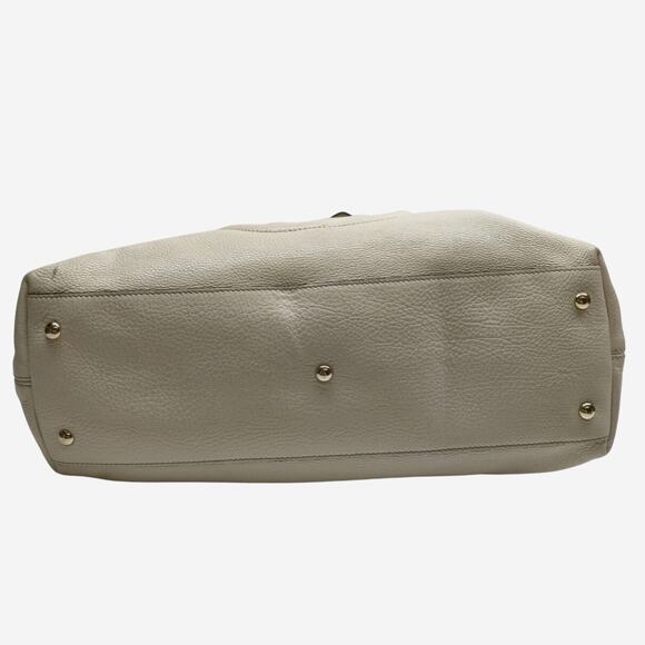 Gucci Cream Pebbled Calfskin Soho Shoulder Bag - Picture 6 of 11